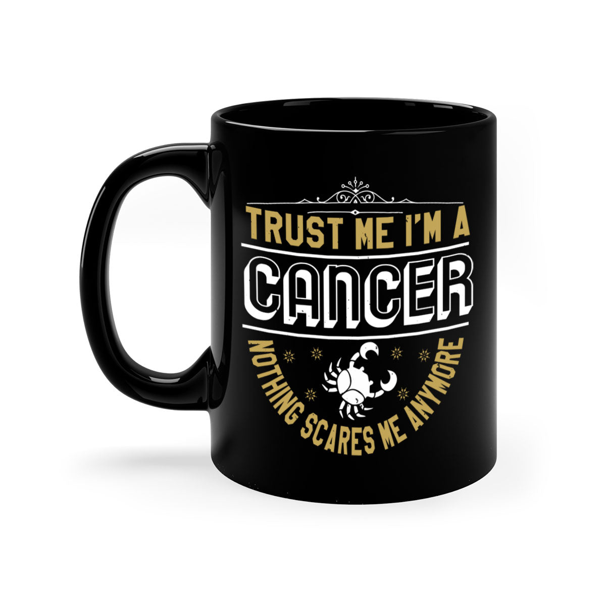 Cancer 177# Zodiac Mug with a glossy finish, featuring a colored handle and interior, available in five colors.