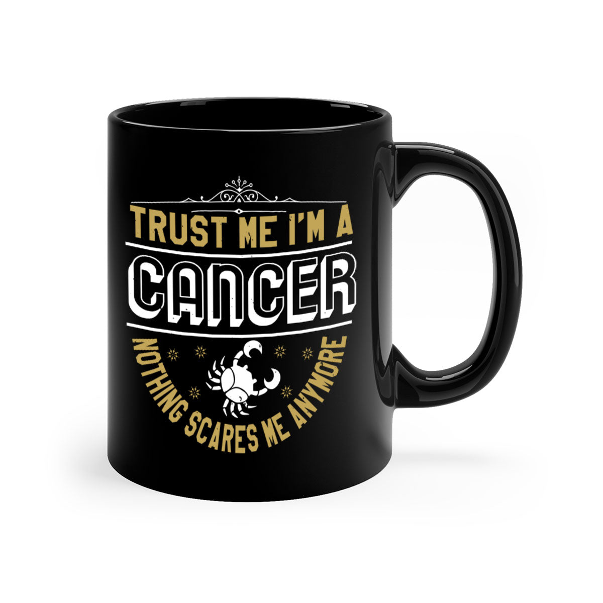 Cancer 177# Zodiac Mug with a glossy finish, featuring a colored handle and interior, available in five colors.