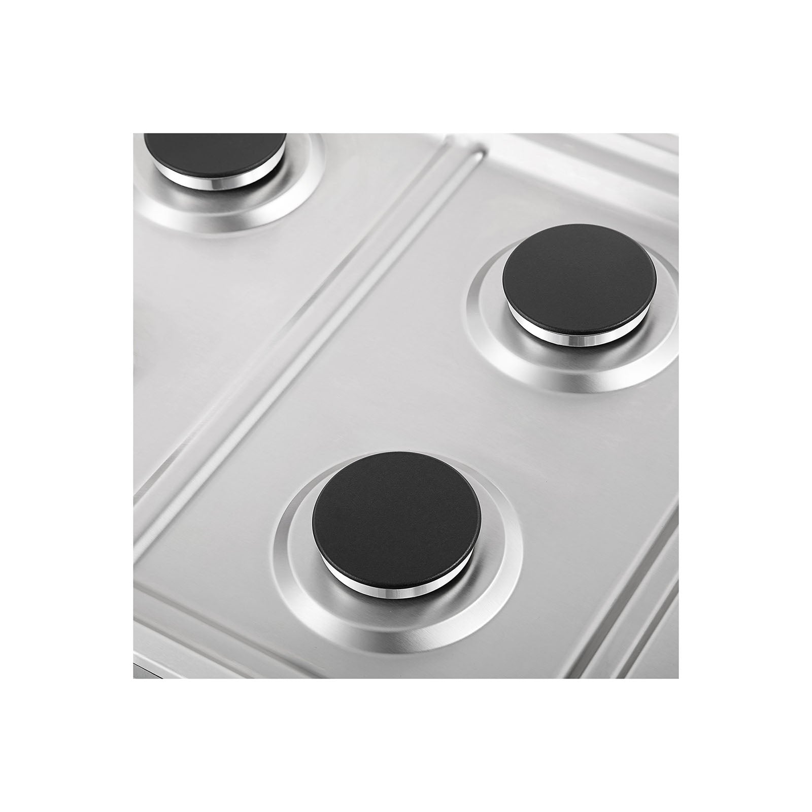 Empava 30GC33 30 in. Built-in Stainless Steel Gas Cooktop with four burners and sleek design.