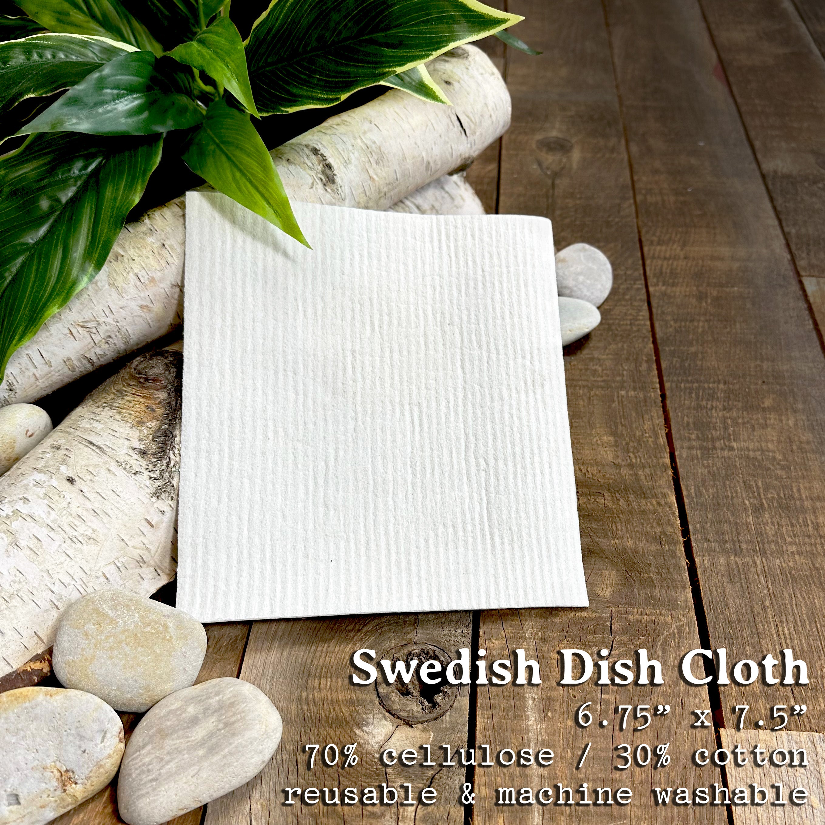 Two Swedish dish cloths featuring vibrant fall leaves designs, made from eco-friendly materials.