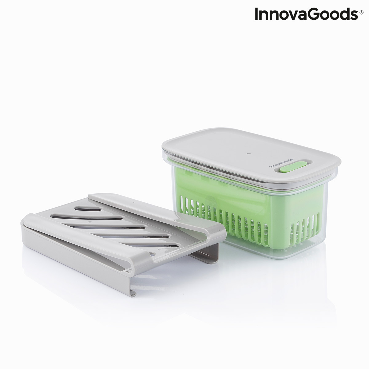 Plastic food storage container set