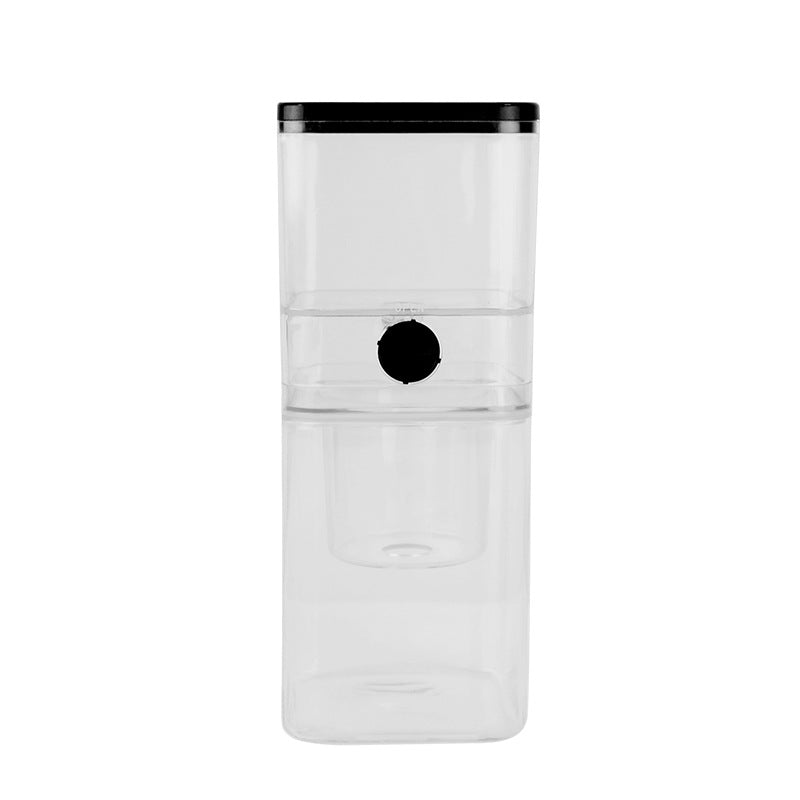 Household Iced Coffee Pot in Korean style, made of premium glass, showcasing its elegant design and functionality for brewing iced coffee.