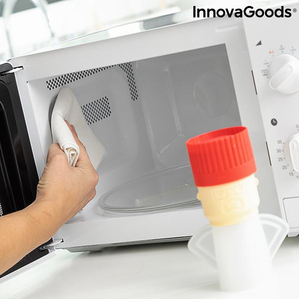 Fuming Chef InnovaGoods Microwave Cleaner with a playful chef design, made of durable PP material, ideal for easy microwave cleaning.