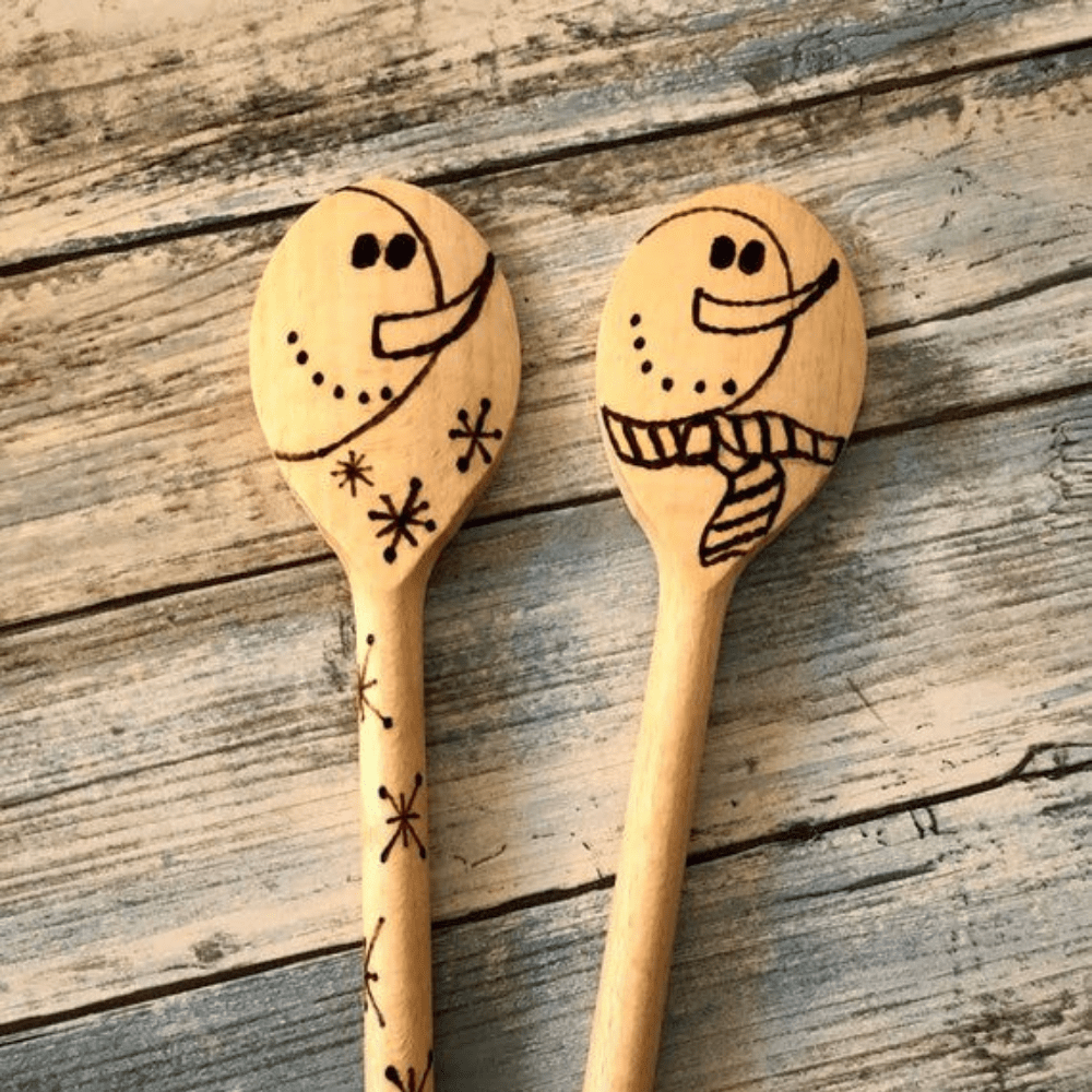 A bulk set of 500 Mr. Woodware craft wooden spoons, showcasing their smooth finish and sturdy design, ideal for crafting and cooking.