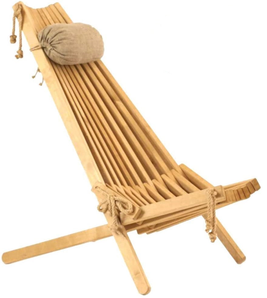 Mr. Woodware Modern Tamarack Patio Chair featuring natural wood and rope design, perfect for outdoor relaxation.