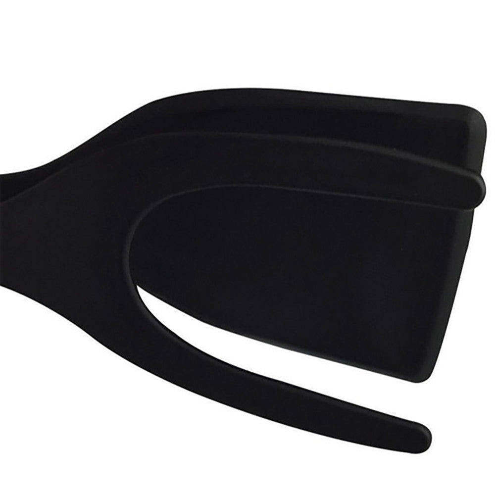 Spatula Tongs Cooking Tool made of silicone, featuring a scalloped tip for better grip, ideal for flipping eggs and other foods.