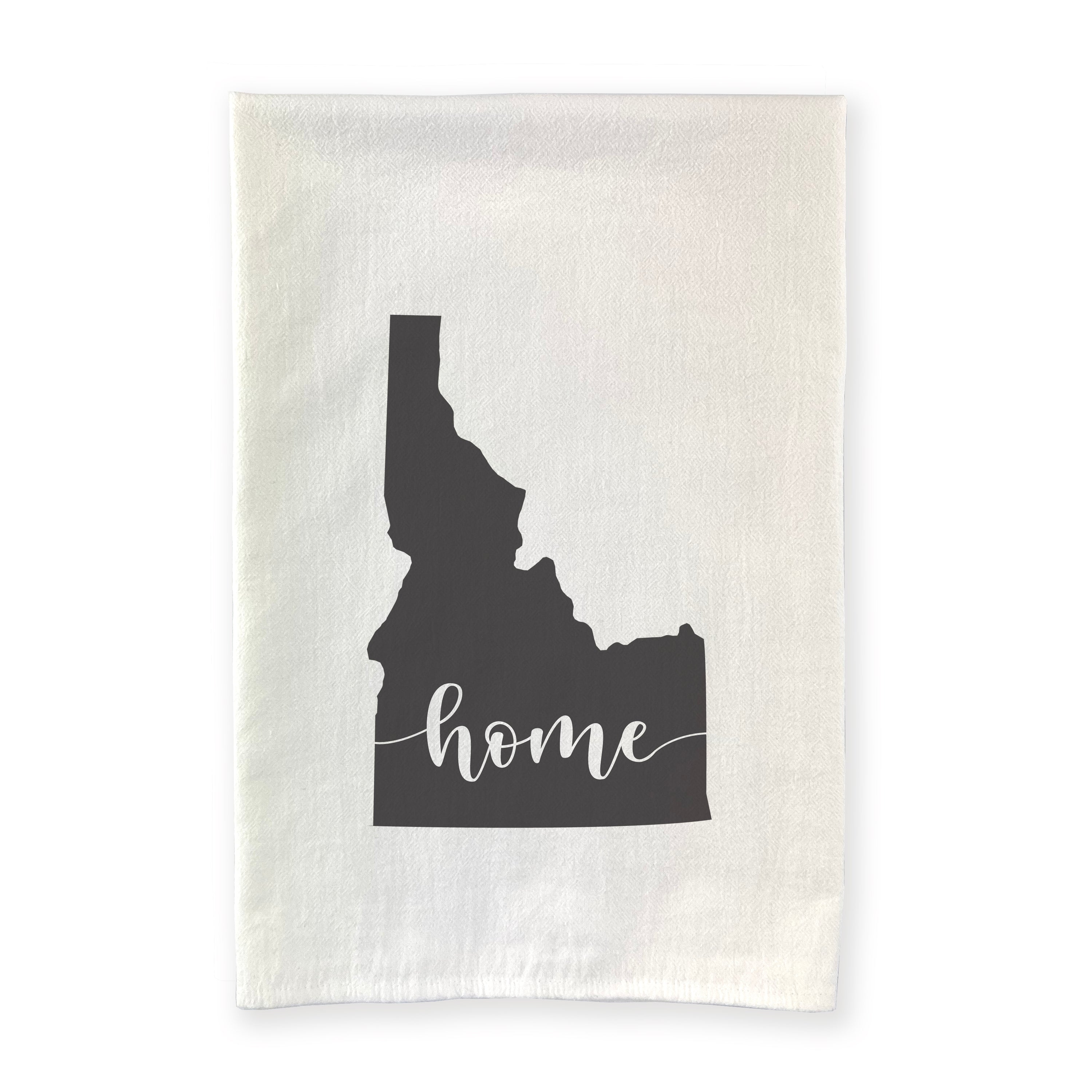 A vibrant cotton tea towel featuring state-themed designs, perfect for kitchen use.