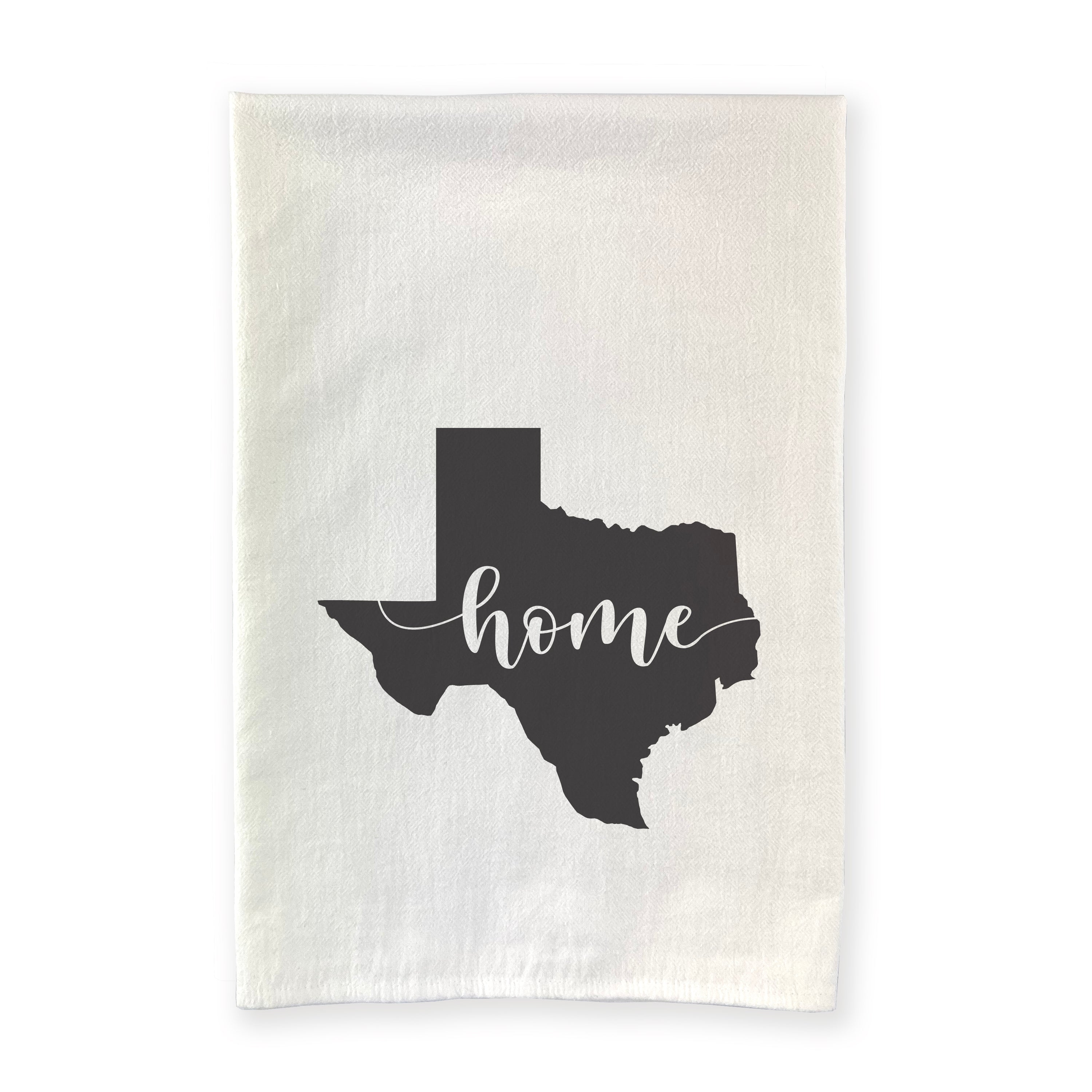 A vibrant cotton tea towel featuring state-themed designs, perfect for kitchen use.