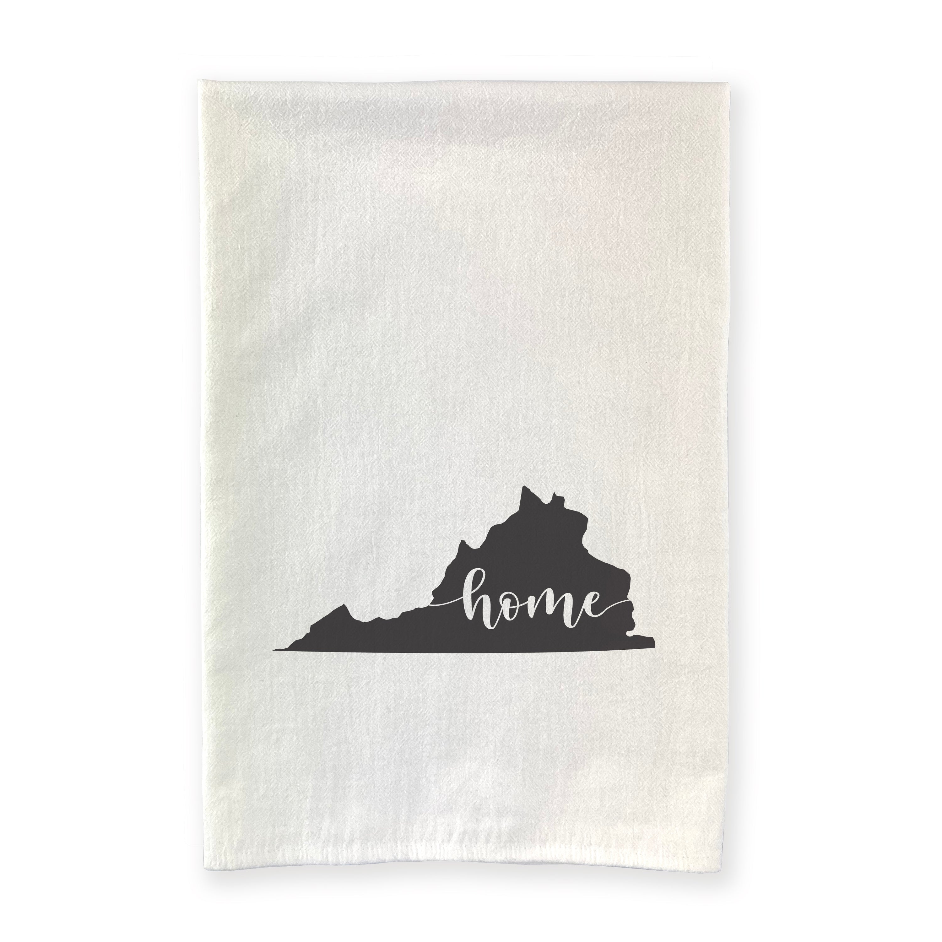 A vibrant cotton tea towel featuring state-themed designs, perfect for kitchen use.