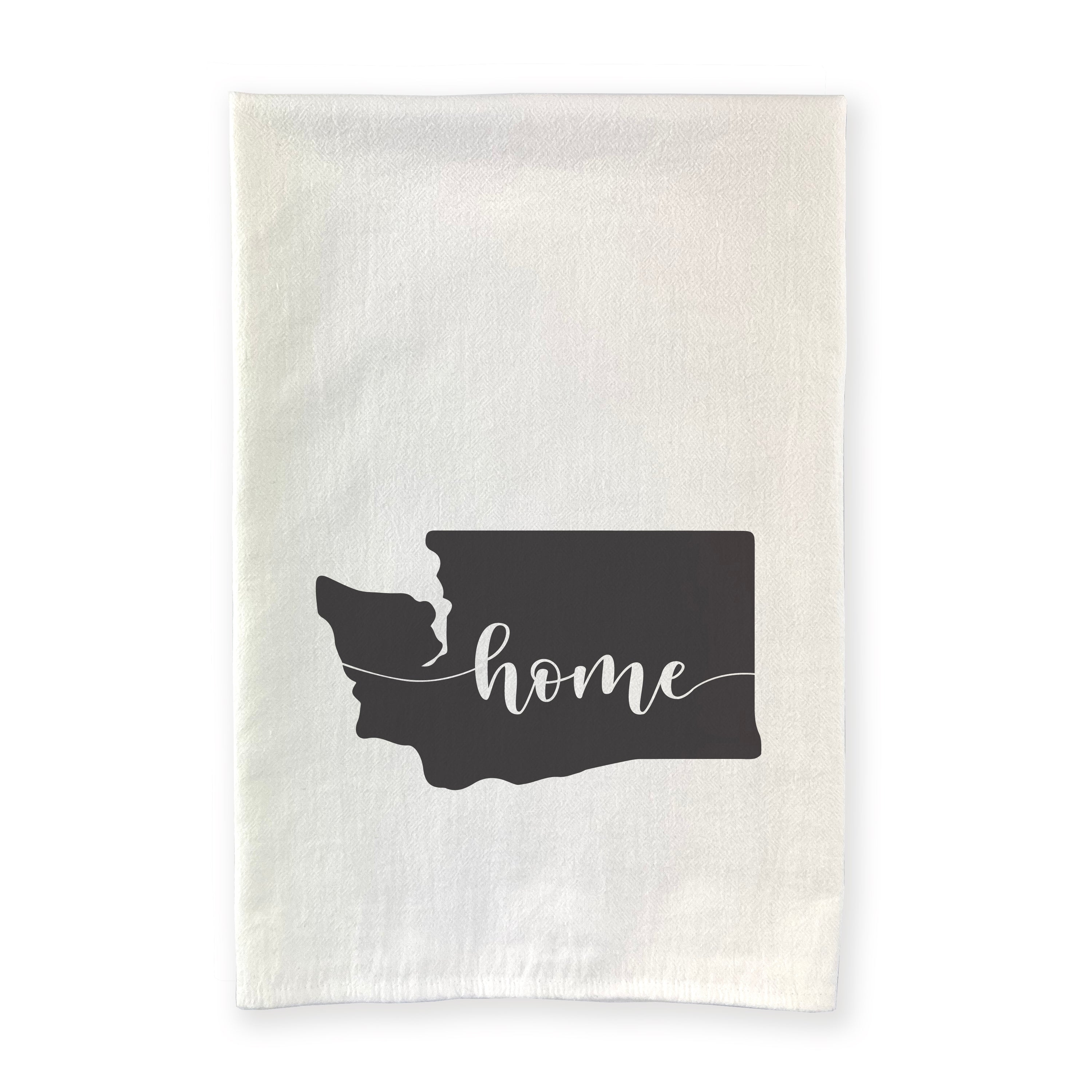 A vibrant cotton tea towel featuring state-themed designs, perfect for kitchen use.