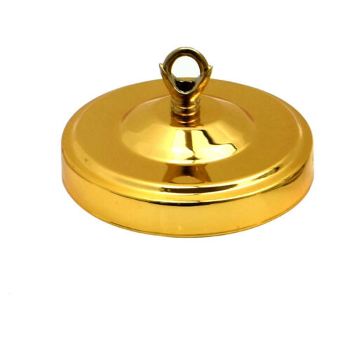 108mm Diameter Ceiling Rose Hook Plate Light Fitting, ideal for chandeliers and pendant lights, made of high-quality metal.