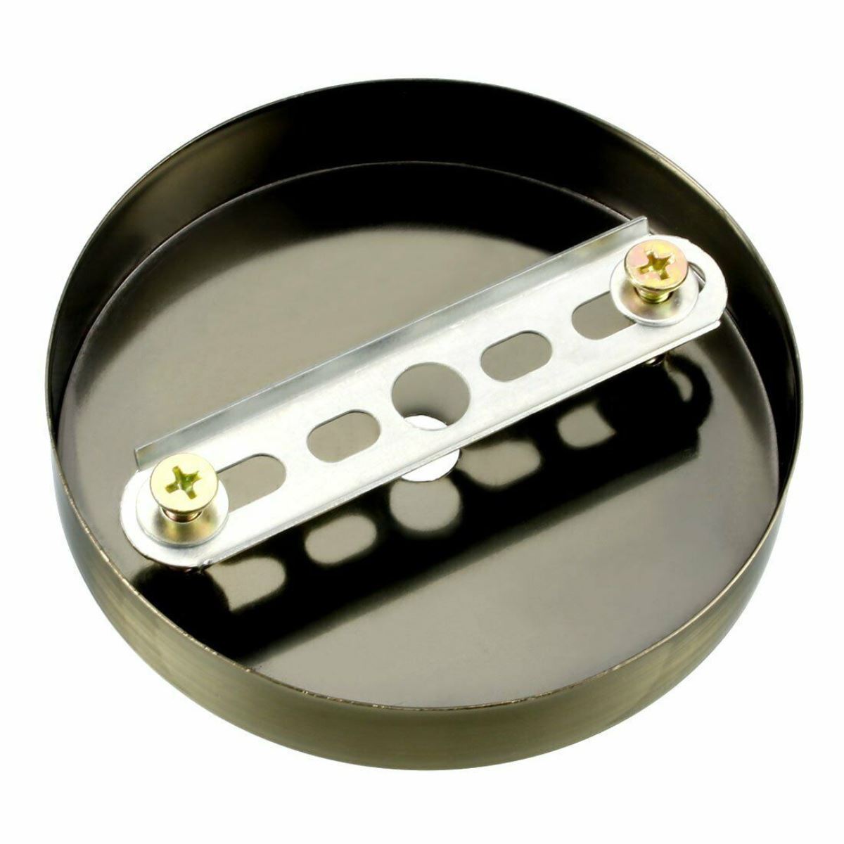 100mm Front Fitting Color Ceiling Hook Ring with smooth metal surface and matching screws for easy installation.