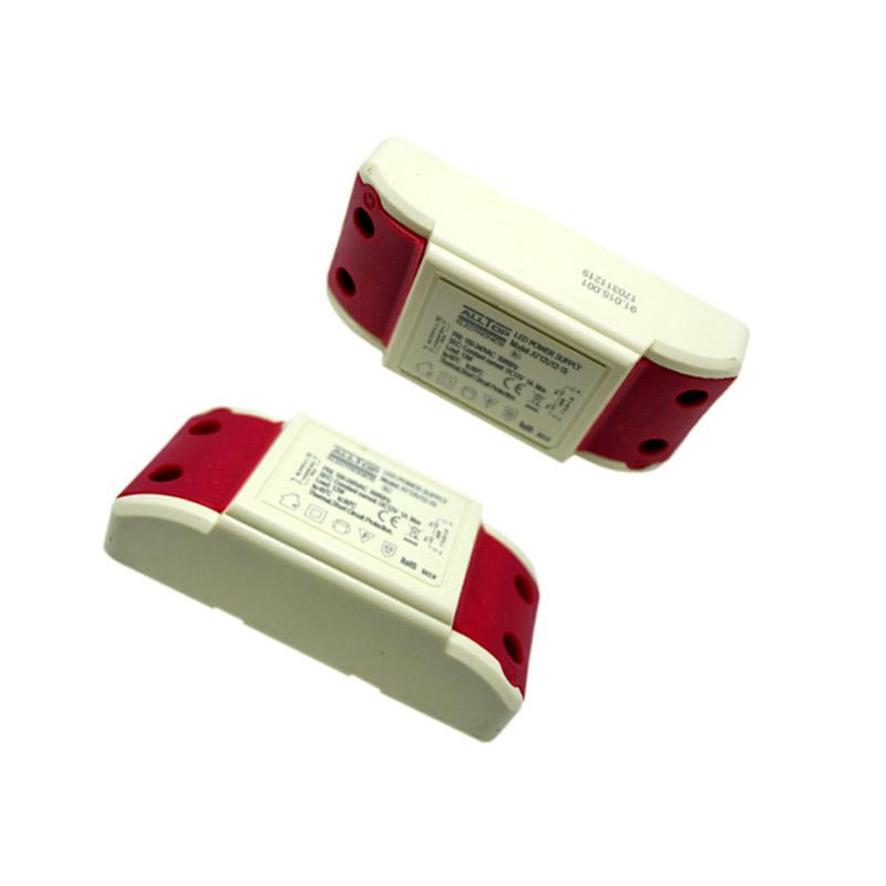 12W DC12V LED driver transformer with polycarbonate casing, suitable for MR16, MR11, and G4 LED lights.