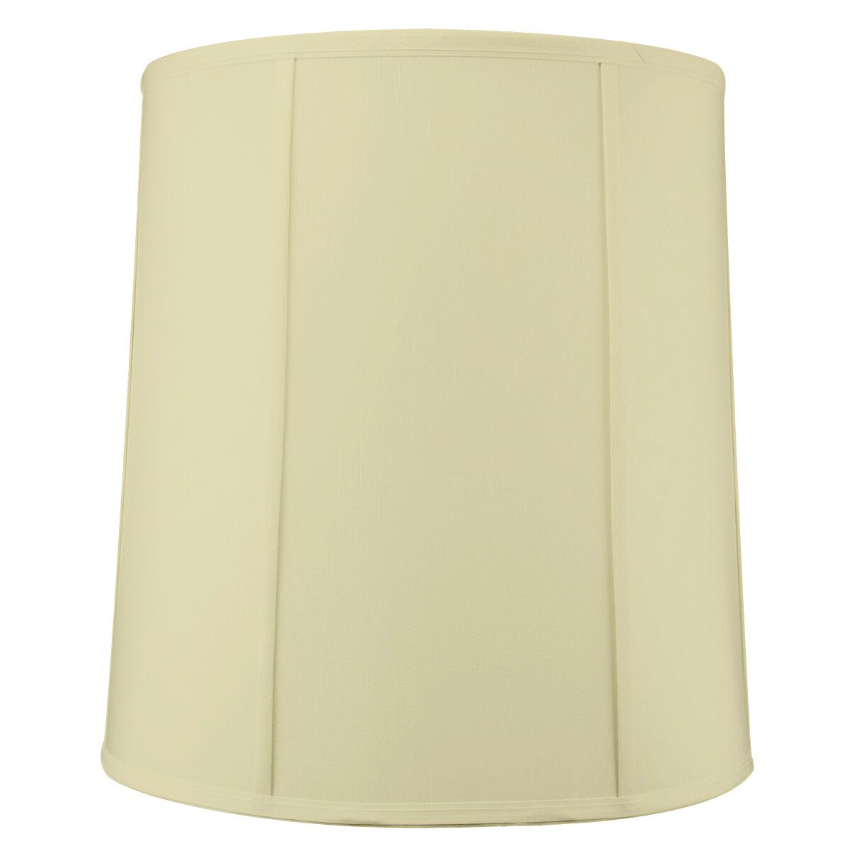 14x16x17 inch Large Drum Lampshade in Egg Shell Shantung, showcasing its elegant design and premium fabric quality.