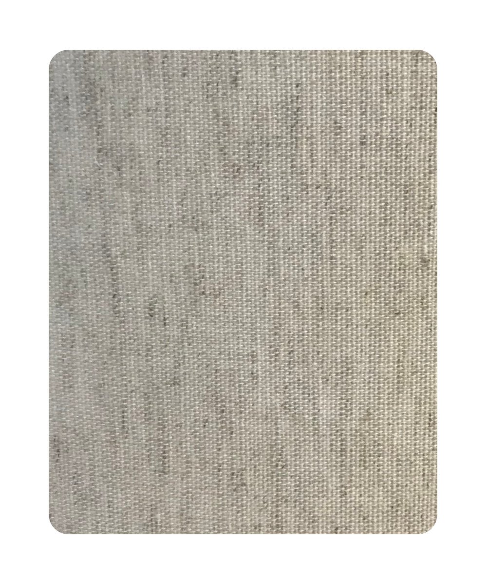 16-inch wide by 11-inch high rectangular drum lampshade in textured oatmeal fabric with white lining, featuring a spider fitter for easy installation.