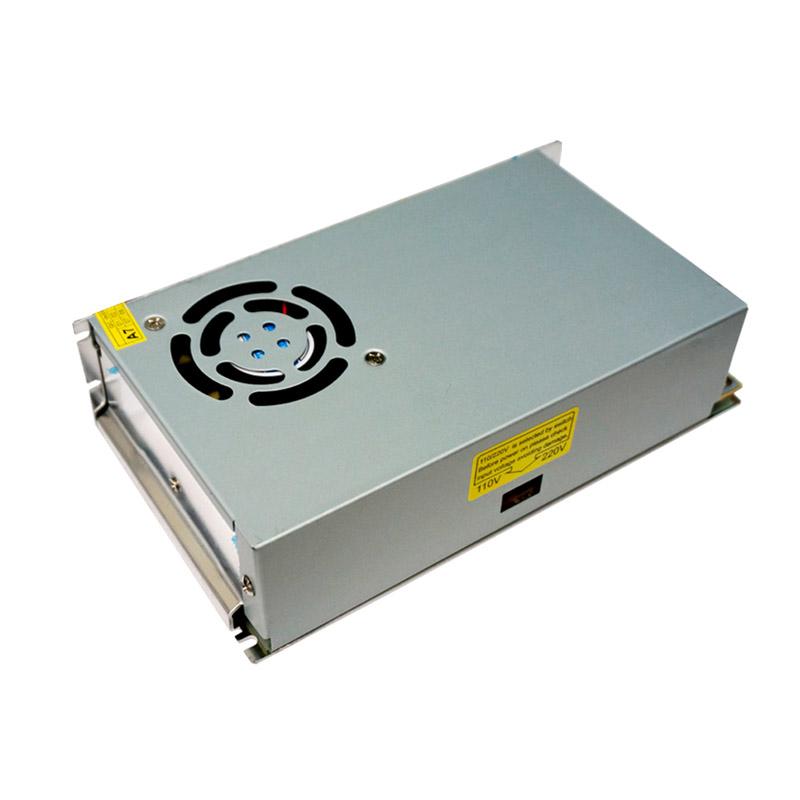 AC 100/240V to DC12V 240W Regulated Switching Power Supply Driver with specifications and safety features highlighted.