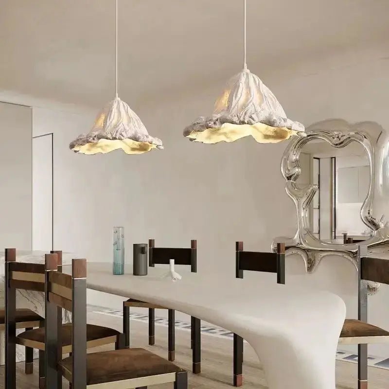 Akio Ceiling Light showcasing elegant Japanese design with a brown and white finish, perfect for modern home decor.