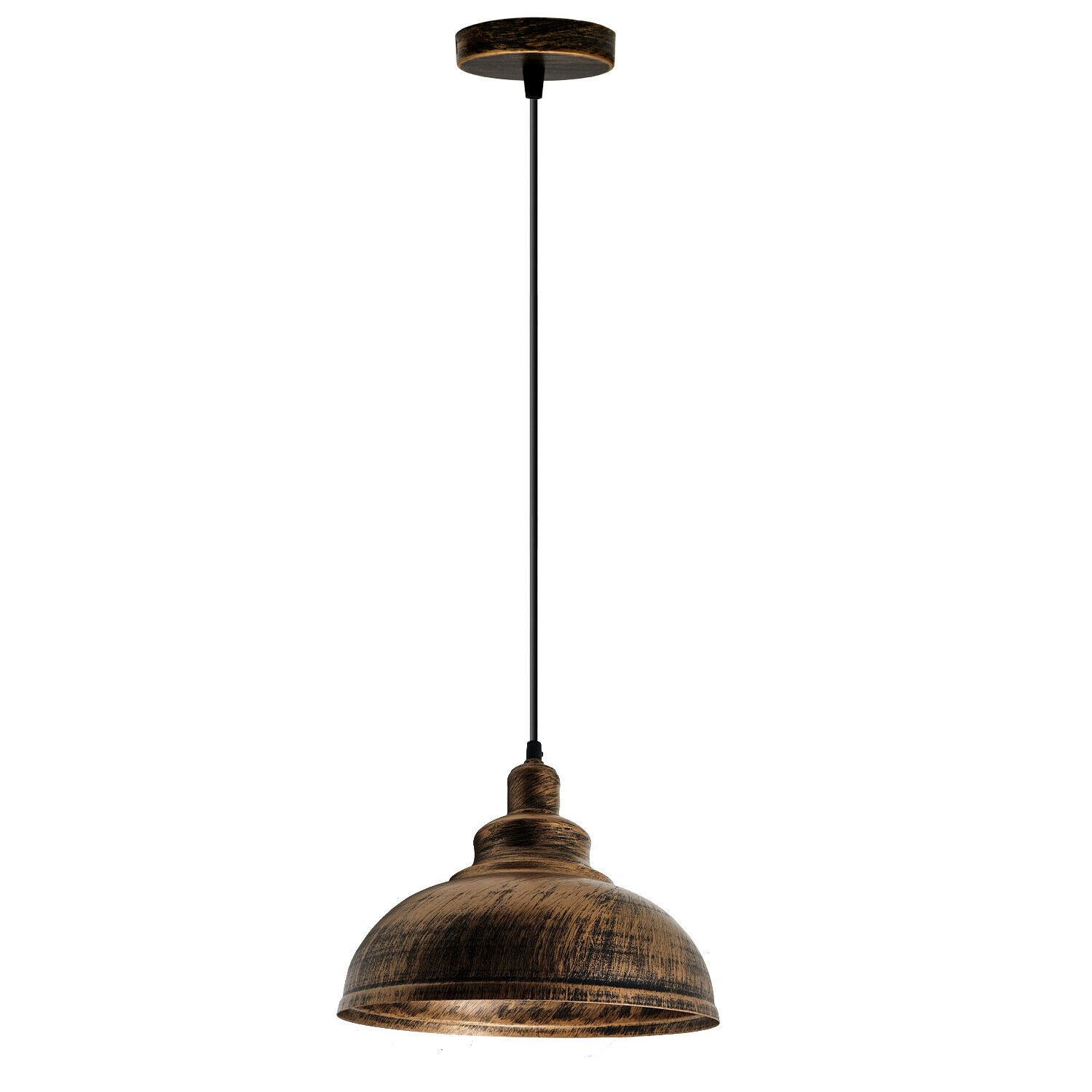 Brushed Copper Loft Industrial Chandelier Ceiling Light Pendant showcasing its elegant design and brushed finish.