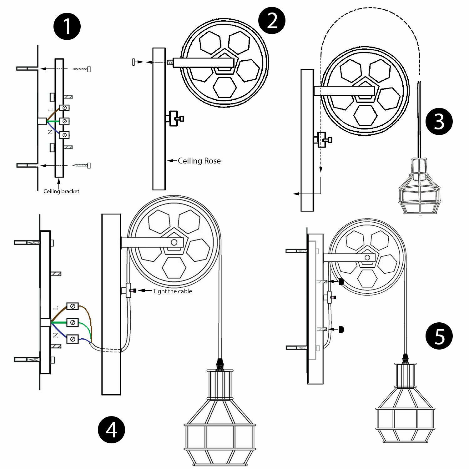 Brushed Copper Vintage Wheel Wall Light featuring a retro design with iron and wood materials, adjustable height, and a rustic finish.