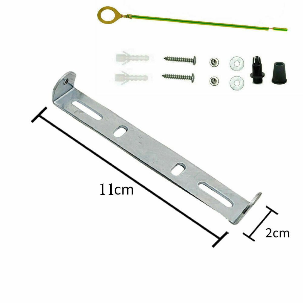 Ceiling Rose 110mm Light Fixing Brace Plate with iron and plating finish, designed for hanging chandeliers and light fittings securely.