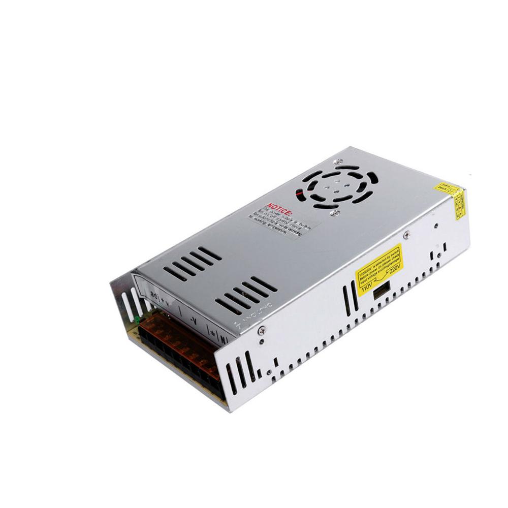 DC 24V 1.5 Amp Switching Power Supply for LED strips and CCTV, featuring a compact design and safety enclosure.