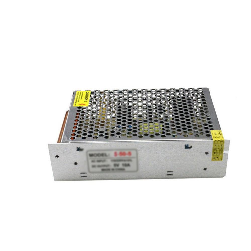 DC 5V LED Switching Power Supply with specifications and features highlighted.