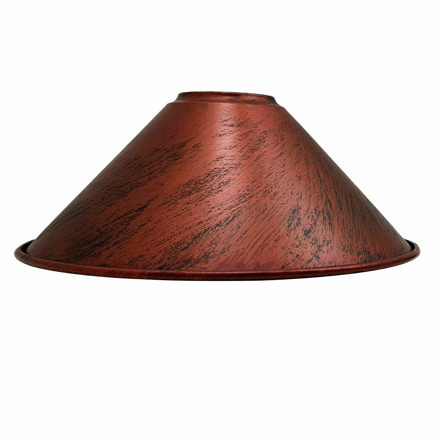 Easy Fit Metal Pendant Lampshade in various colors including Black, White, and Rose Gold, showcasing its contemporary design and sturdy metal construction.