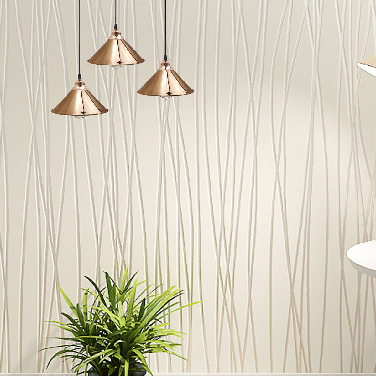 Elegant French Gold Pendant Light with adjustable design, perfect for modern interiors.