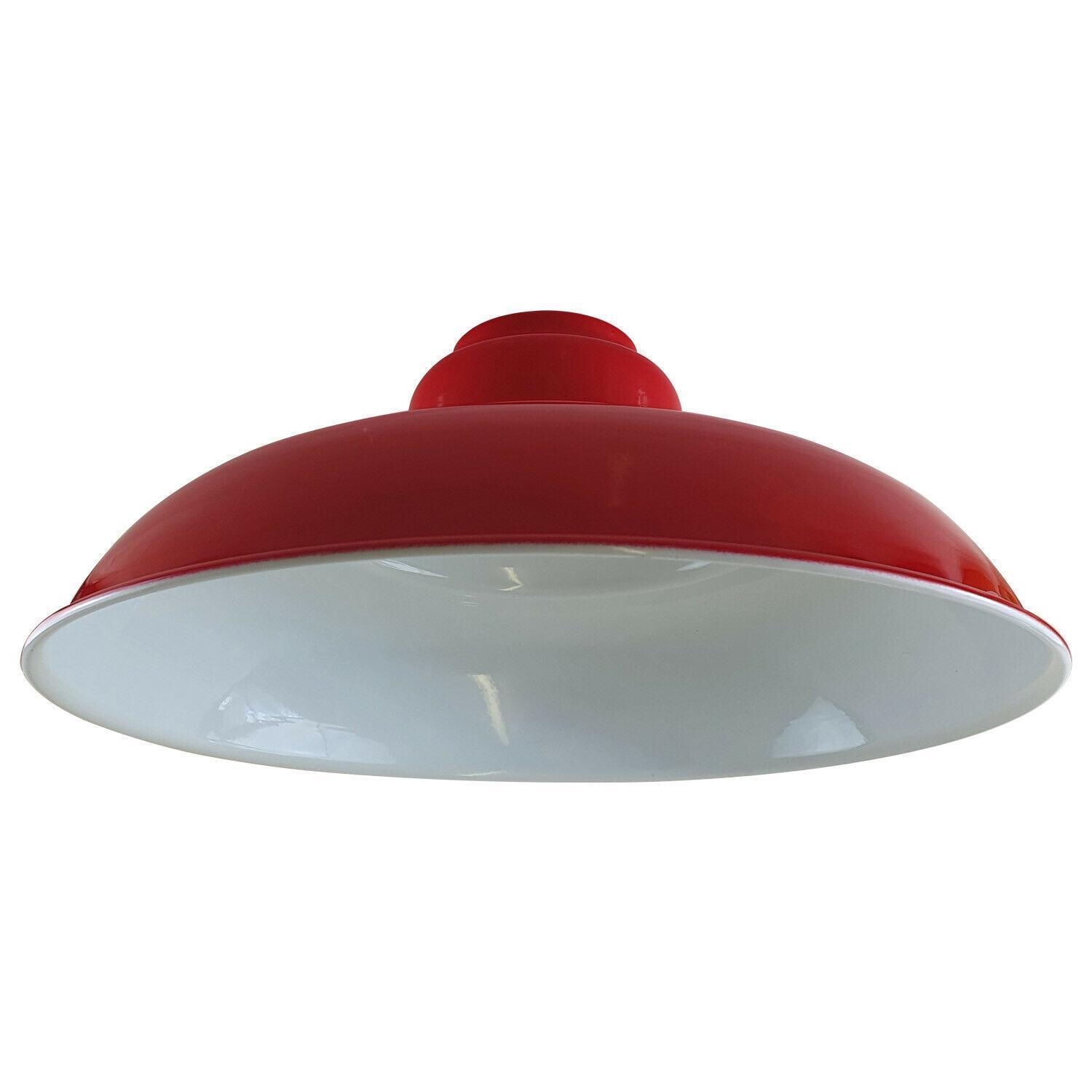 Industrial 320mm Wide Curvy Lamp Shade in various colors showcasing its unique design and metal finish.