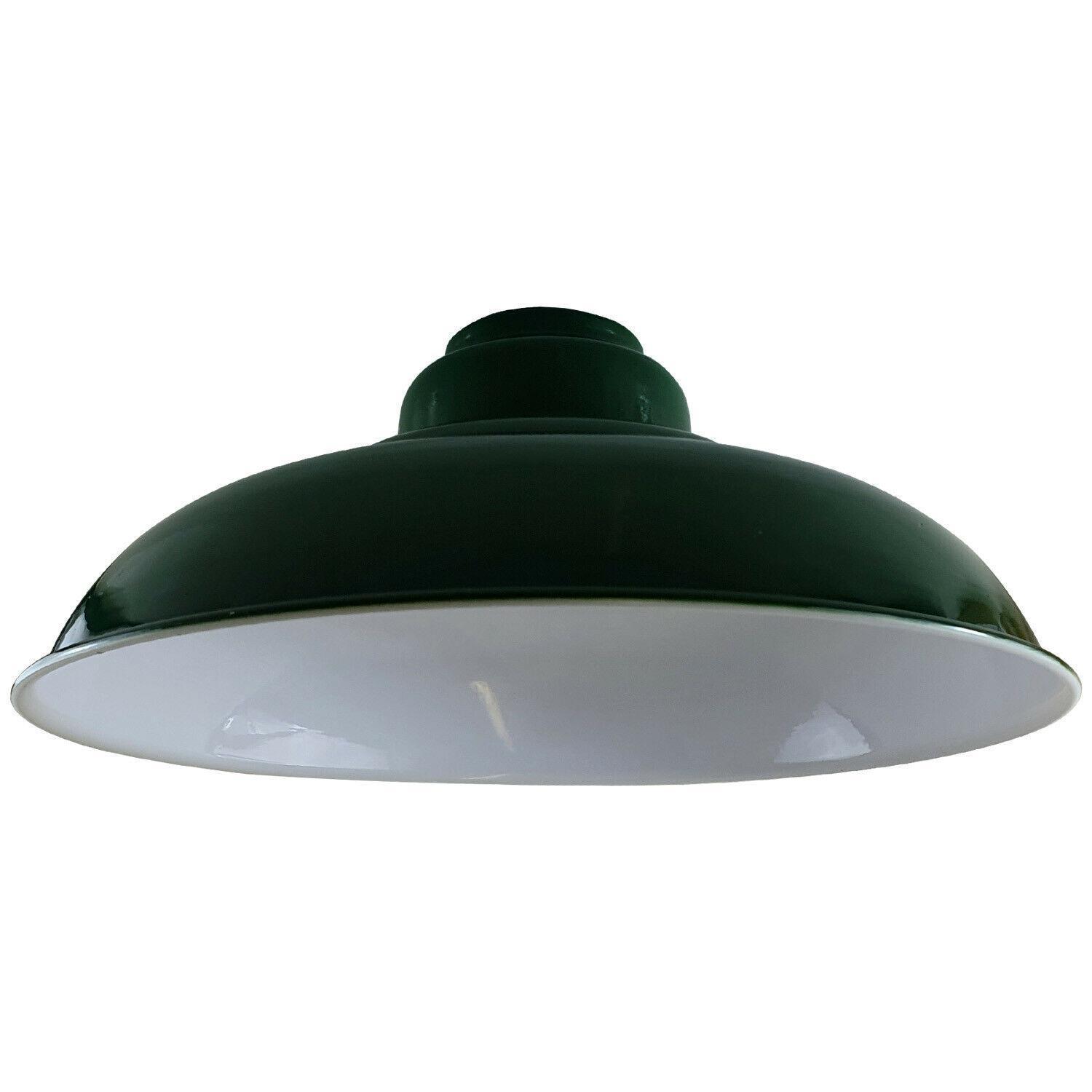 Industrial 320mm Wide Curvy Lamp Shade in various colors showcasing its unique design and metal finish.