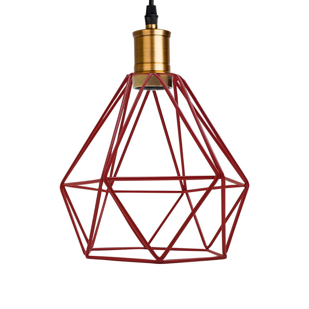 Industrial Retro style 3-Light Pendant lights with adjustable cords in various colors, showcasing a unique design suitable for home and commercial use.