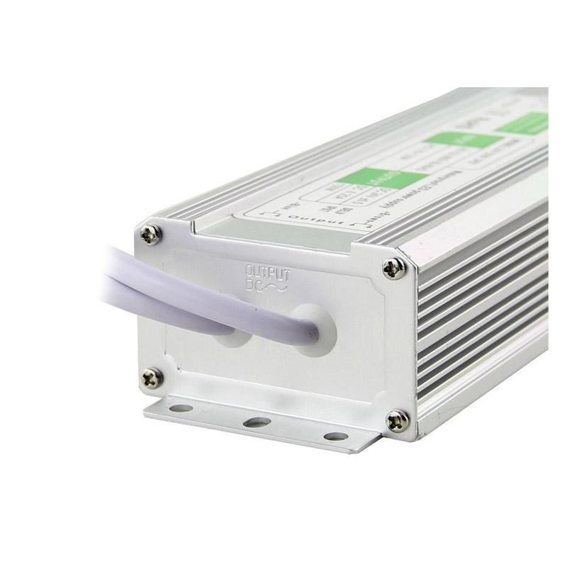 IP67 DC 24V 100W LED Driver Power Supply with waterproof casing, designed for outdoor use and equipped with safety features.