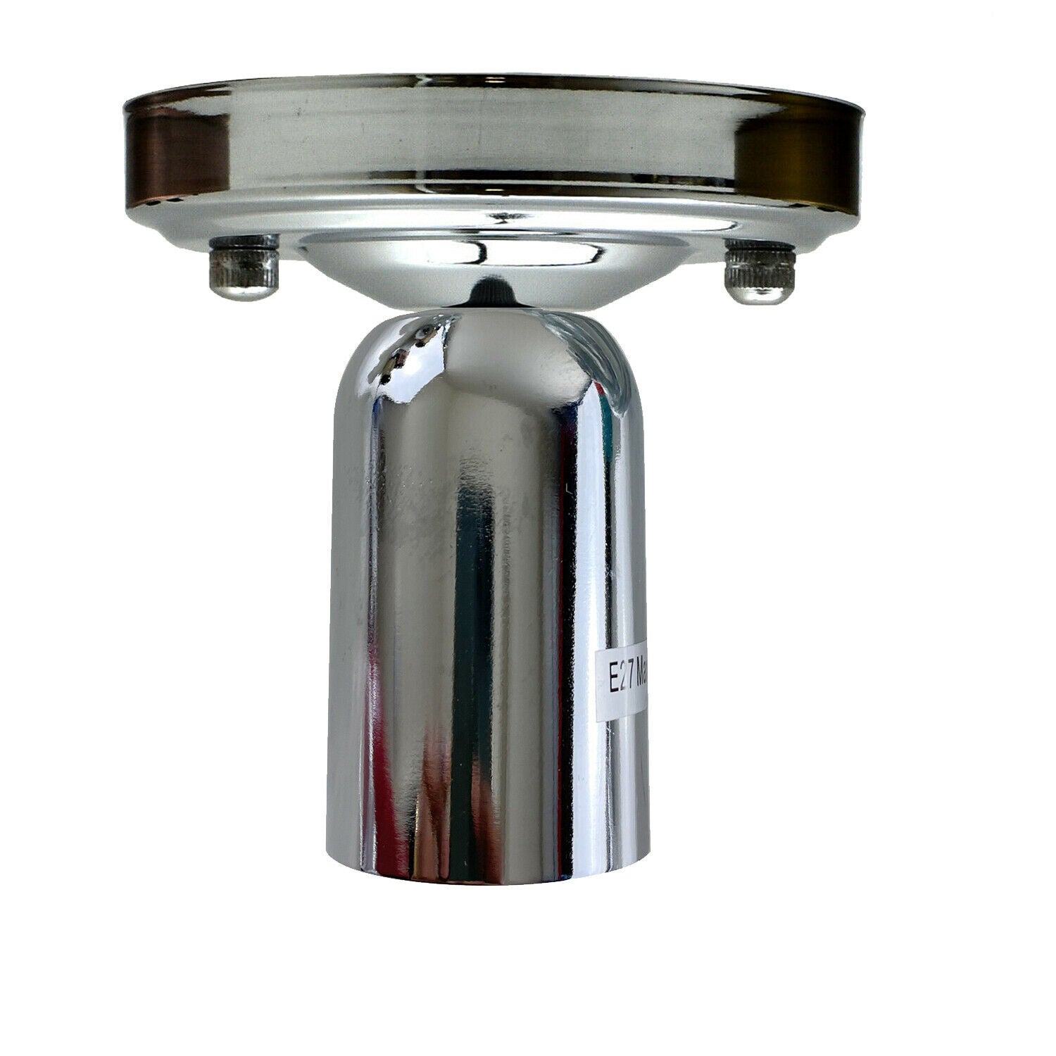 LEDSone Vintage Retro Ceiling Light featuring a chrome finish and E27 lamp base, ideal for modern industrial decor.