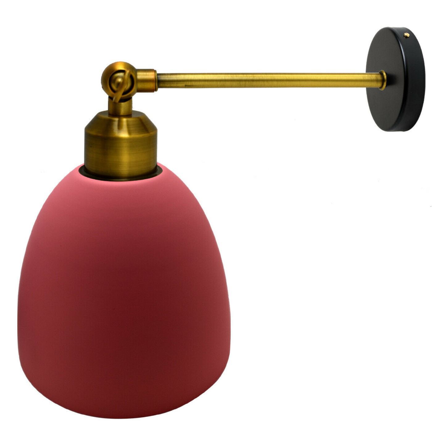 Modern pink metal wall light lamp with a creative design, perfect for contemporary home decor.