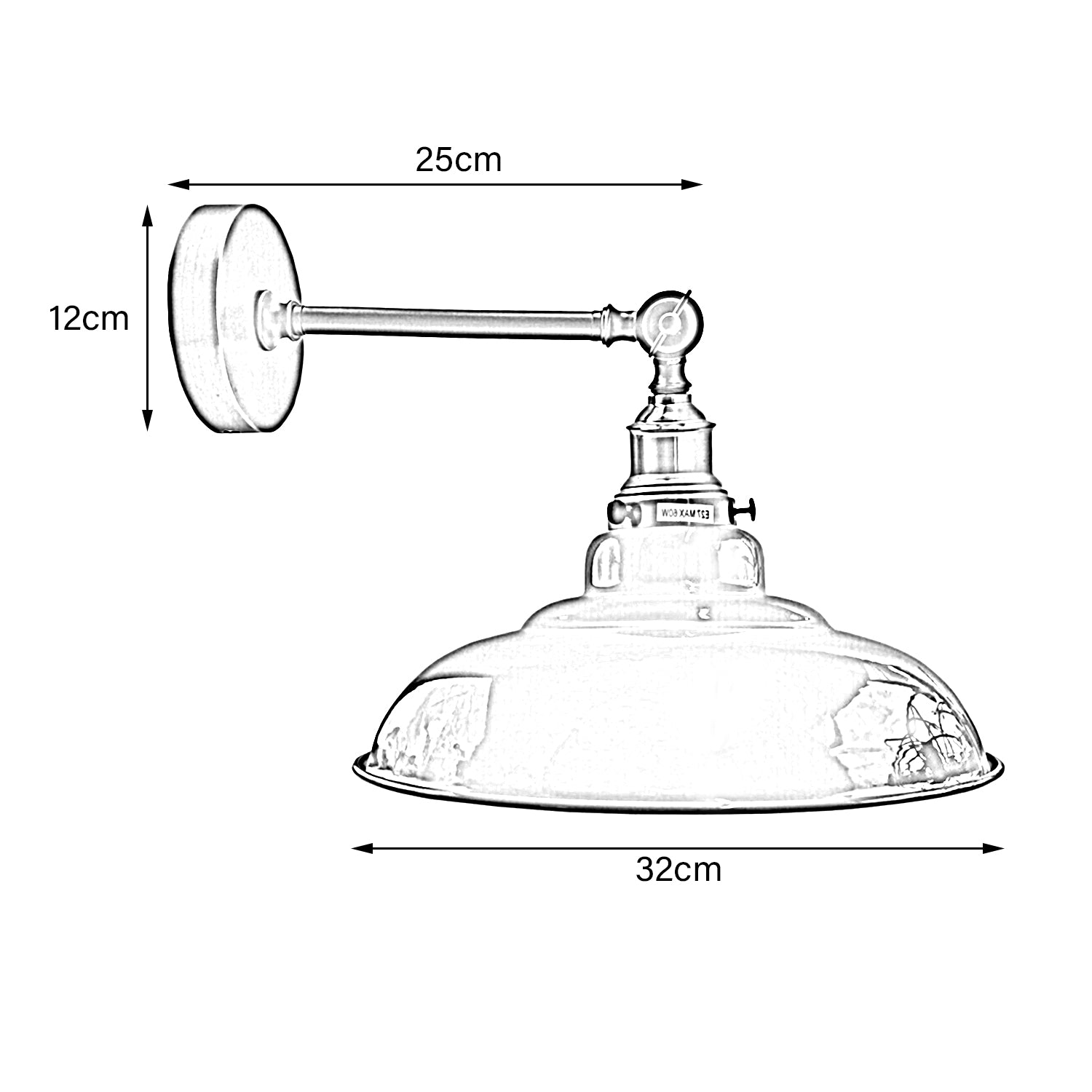 Red metal wall light fixture with adjustable swing arm, featuring a curved shade design for modern decor.