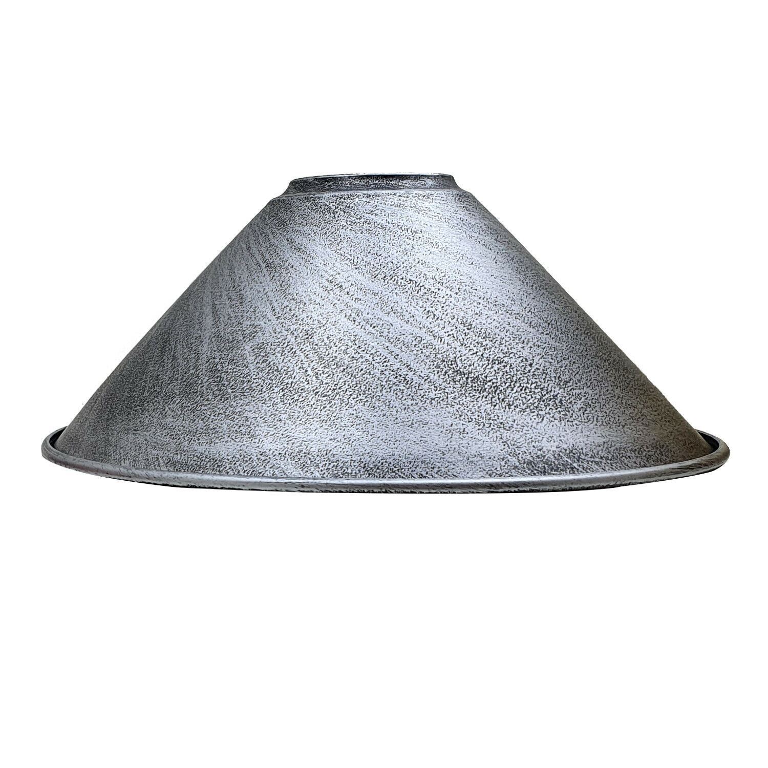 Retro Cone Pendant Lamp Shade in various colors, showcasing its unique design and sturdy metal construction.