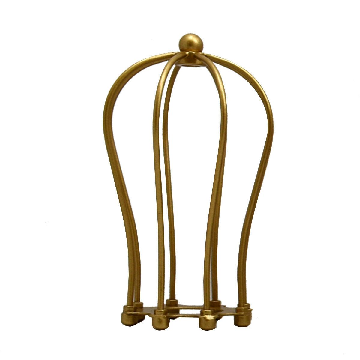 Rustic State Balloon Design Metal Light Cage in Gold, featuring an elegant balloon wire cage design made of durable iron, perfect for stylish lighting.