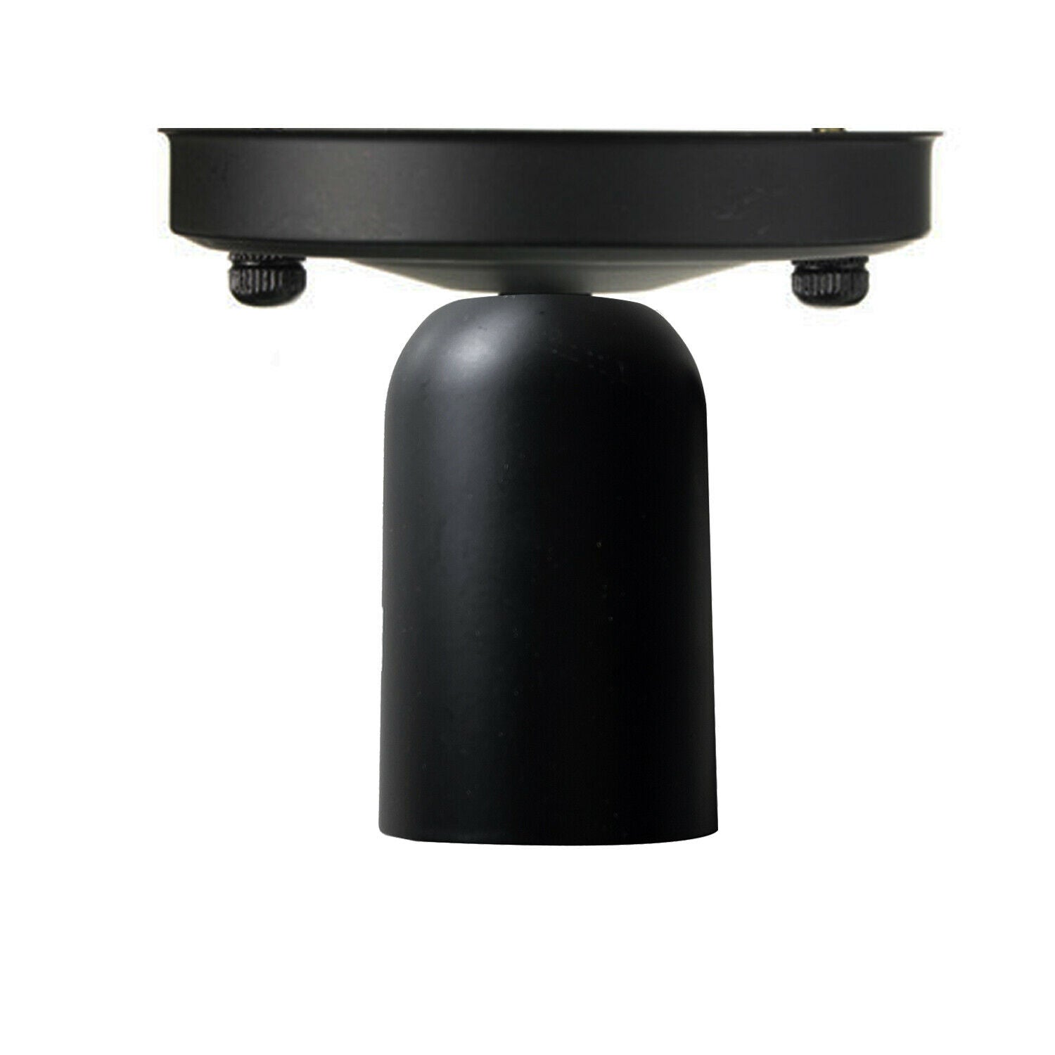 Vintage Retro Ceiling Light in black metal finish, featuring an E27 base, ideal for modern industrial decor.