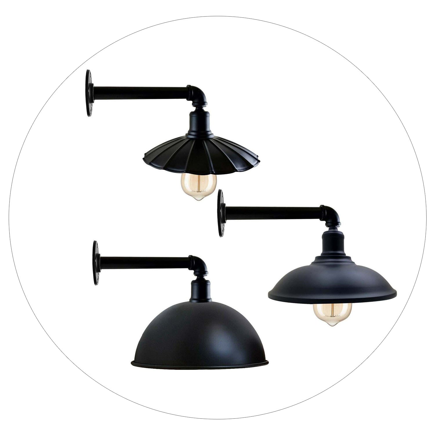 Wall Mounted Water Pipe Light Sconce featuring a vintage industrial design made of premium metal, suitable for various indoor spaces.