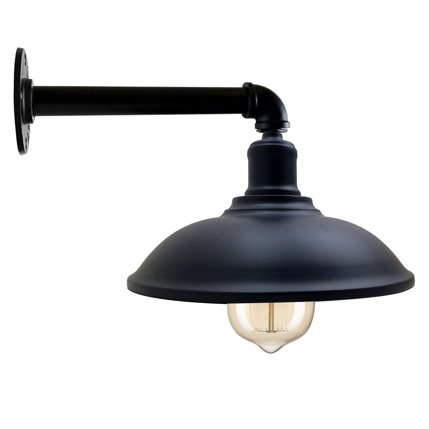 Wall Mounted Water Pipe Light Sconce featuring a vintage industrial design made of premium metal, suitable for various indoor spaces.