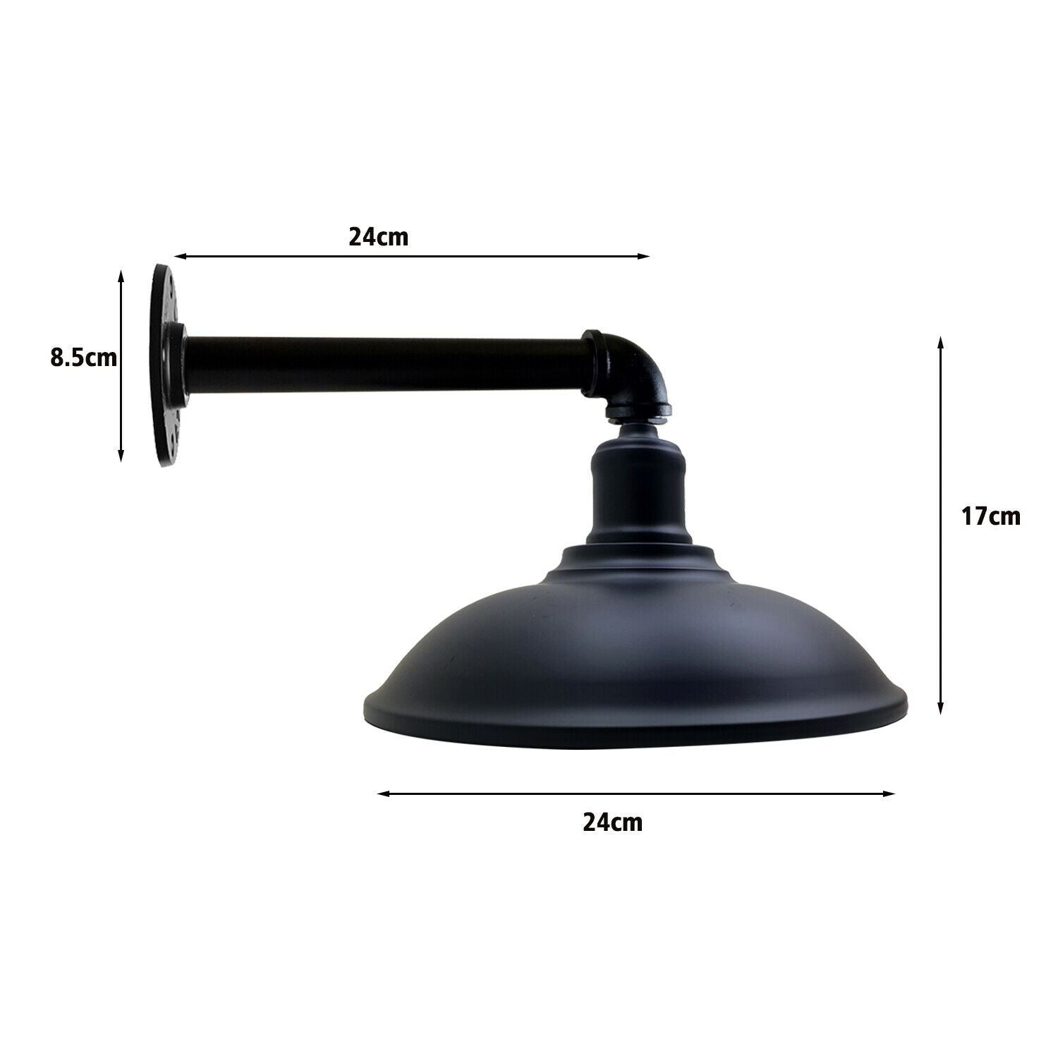 Wall Mounted Water Pipe Light Sconce featuring a vintage industrial design made of premium metal, suitable for various indoor spaces.