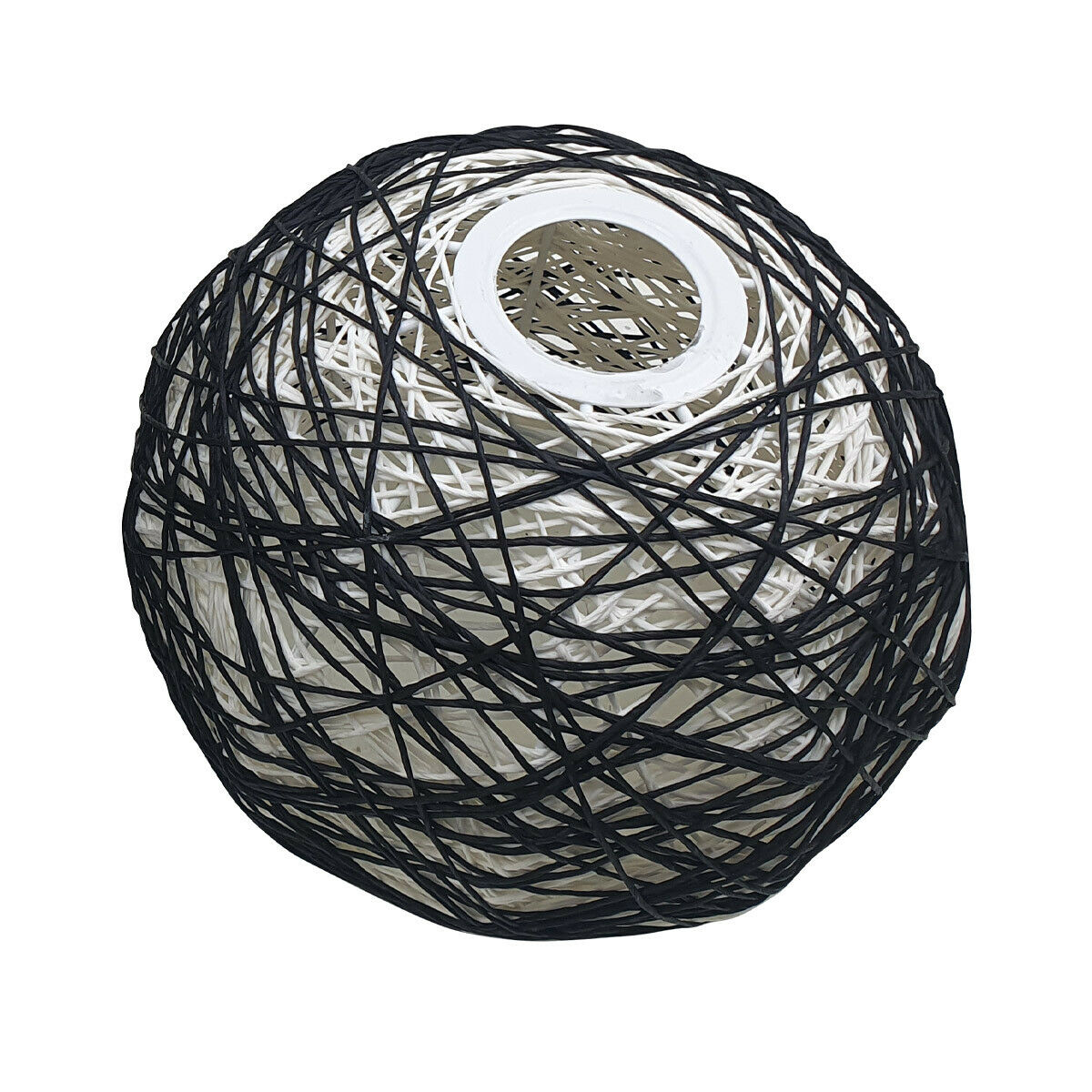 Woven Pendant Lamp featuring a rattan and vine design, perfect for adding a natural touch to any room.