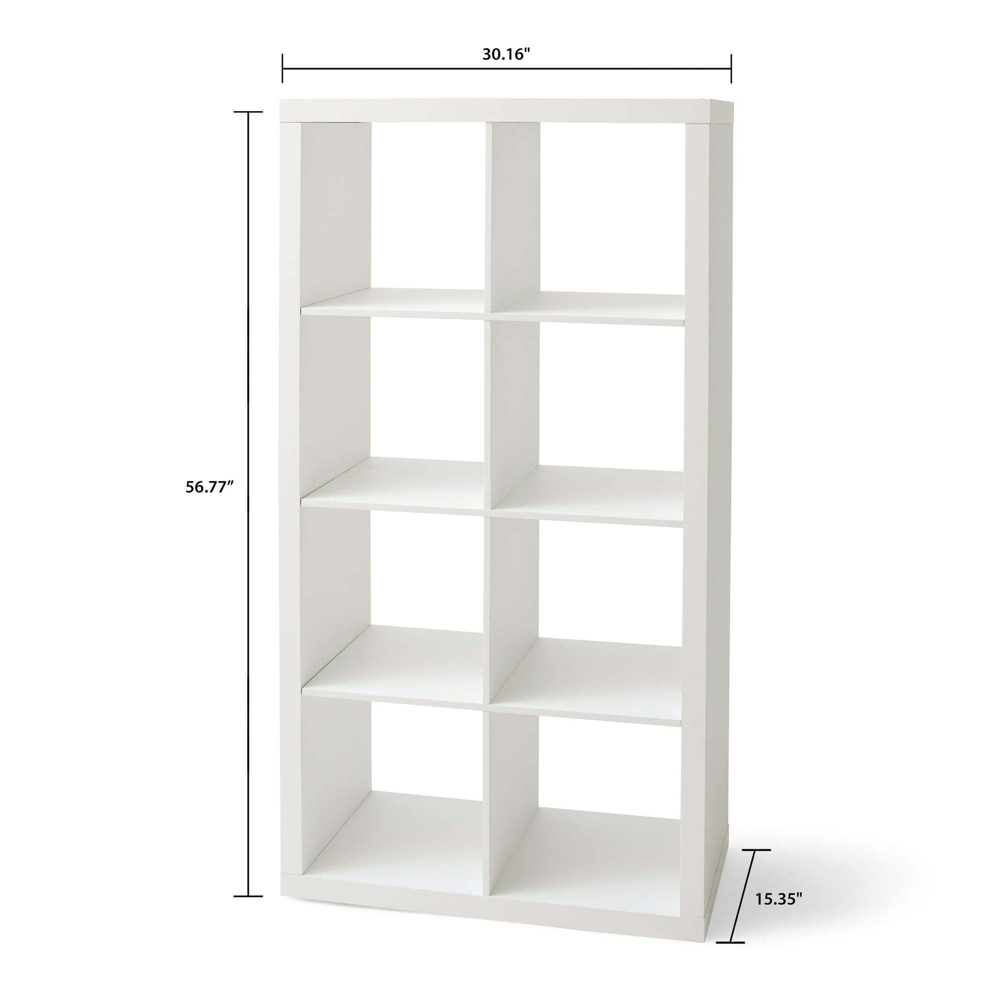 8-Cube Storage Organizer featuring eight compartments, open-back design, and sturdy construction in a stylish finish.