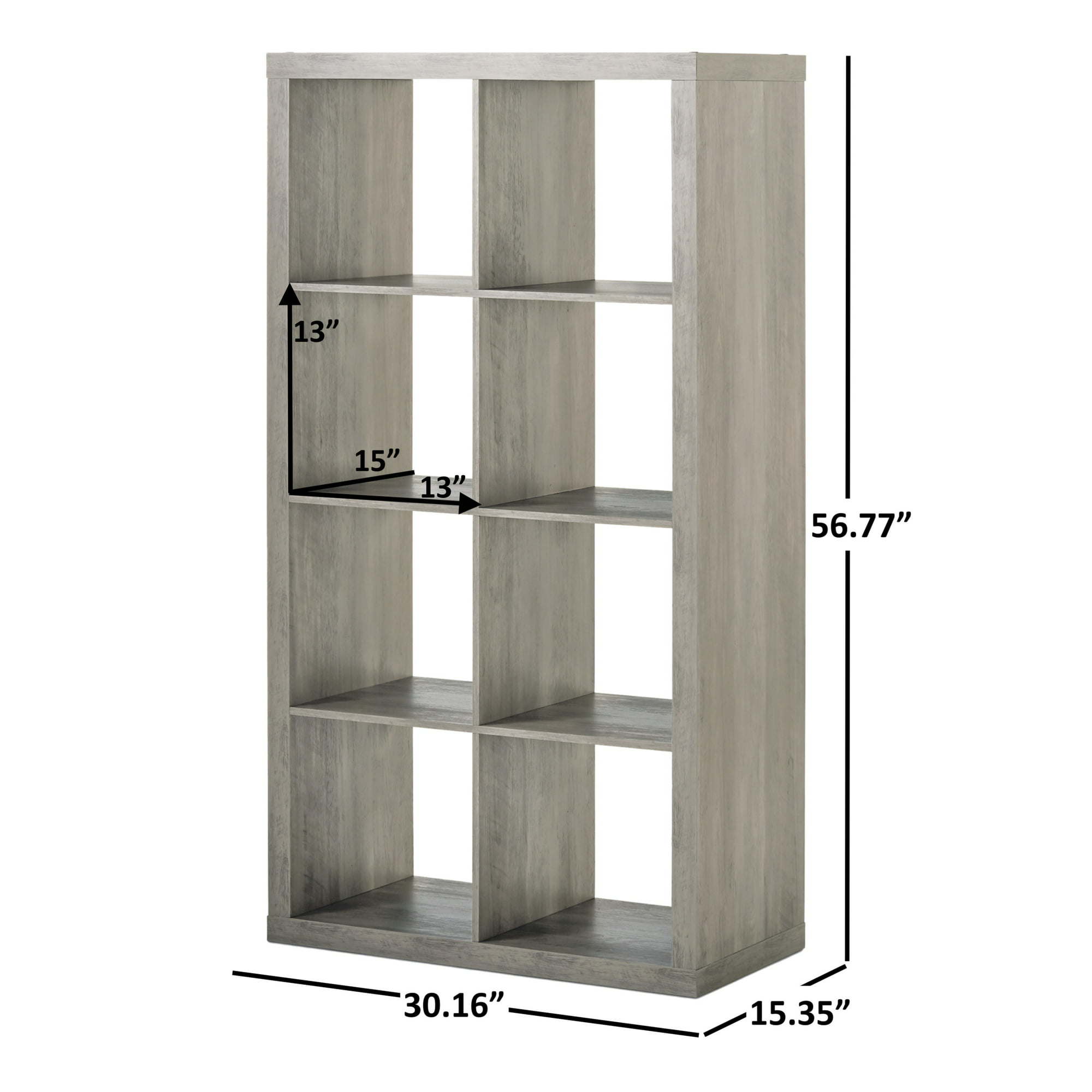 8-Cube Storage Organizer featuring eight compartments, open-back design, and sturdy construction in a stylish finish.