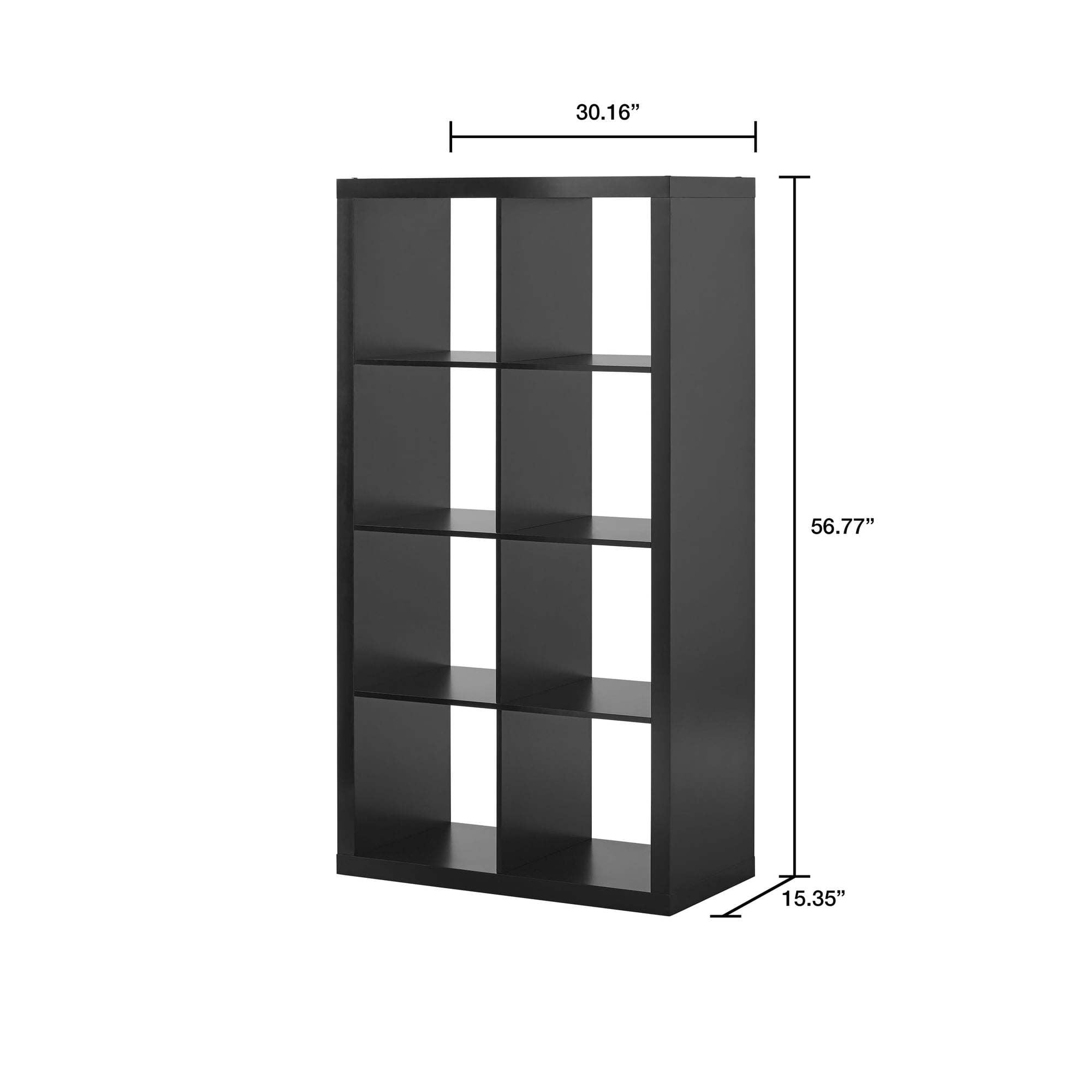 8-Cube Storage Organizer featuring eight compartments, open-back design, and sturdy construction in a stylish finish.