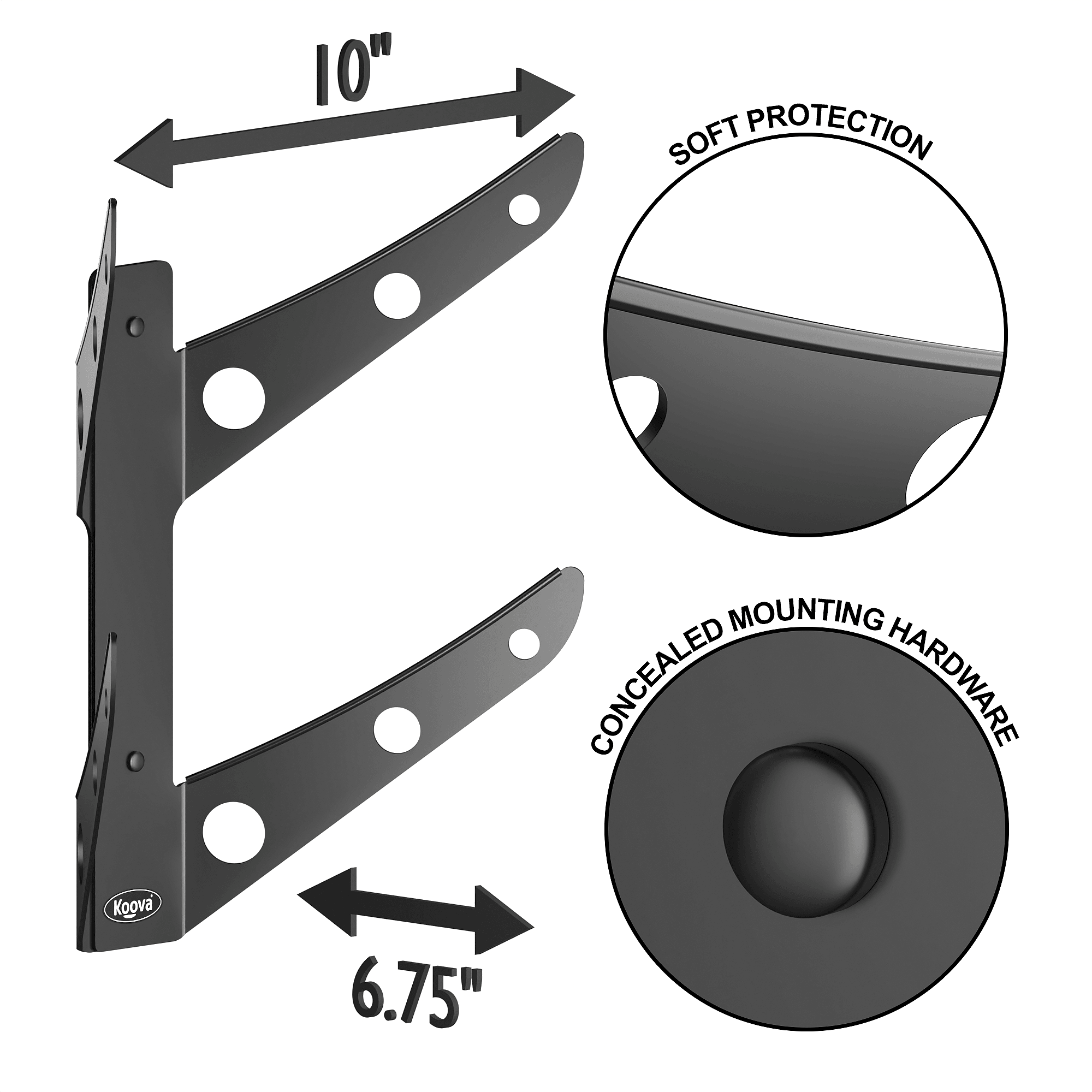 Wall-mounted skateboard rack holding 1 to 3 skateboards, showcasing durable powder-coated steel construction and stylish design.