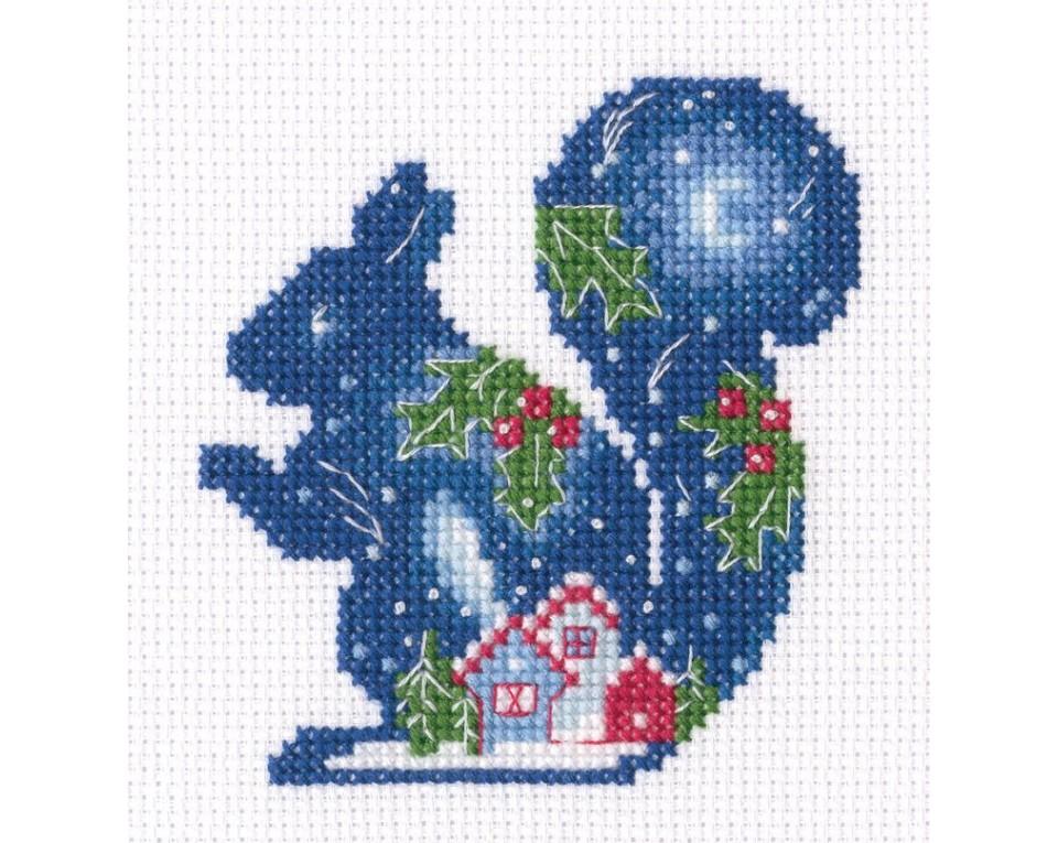 Bedtime Story EH382 Counted Cross Stitch Kit featuring Aida canvas, DMC threads, and included needle and instructions.