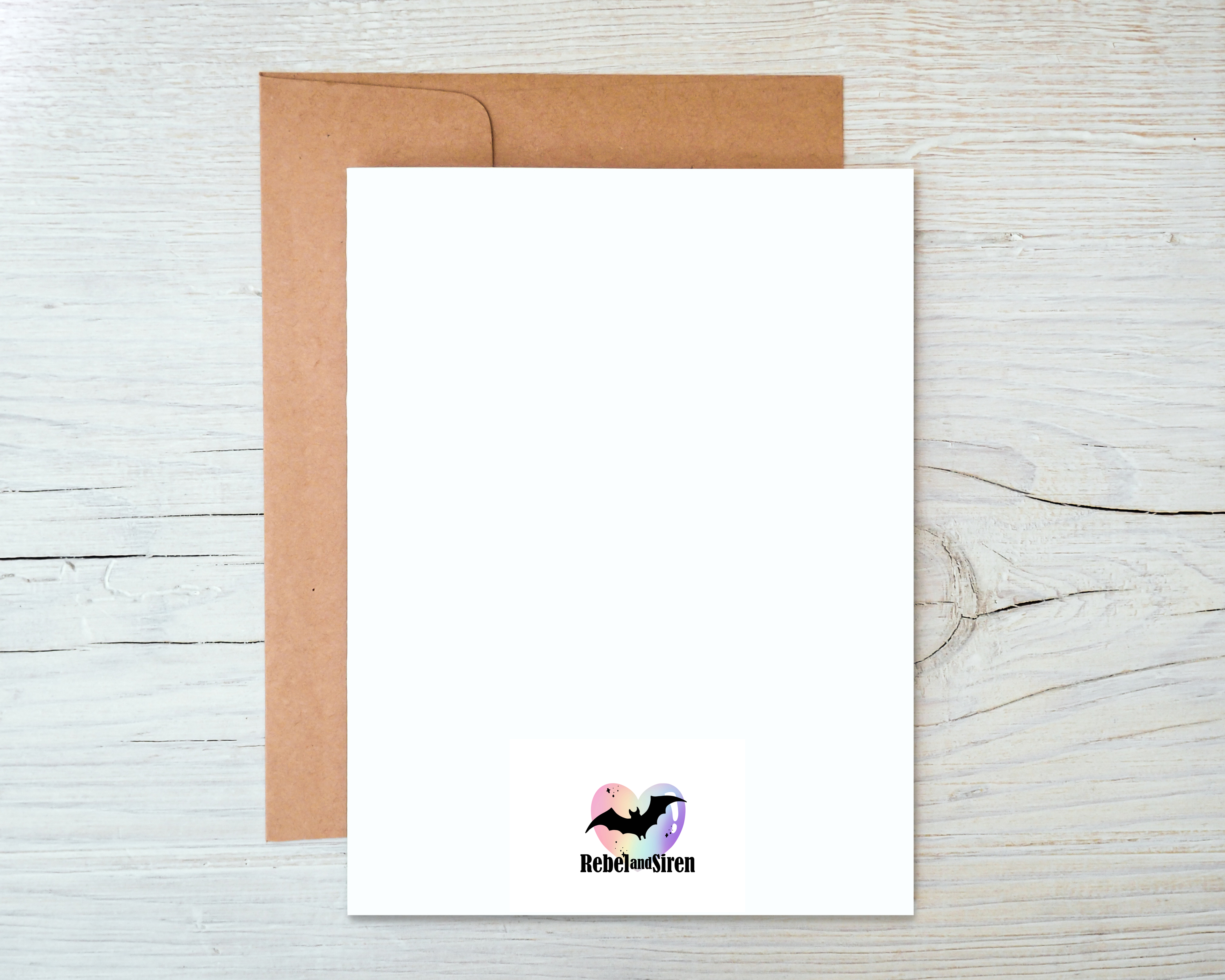 Bloom Where You Are Planted greeting card with kraft envelope, featuring a blank interior for personal messages.