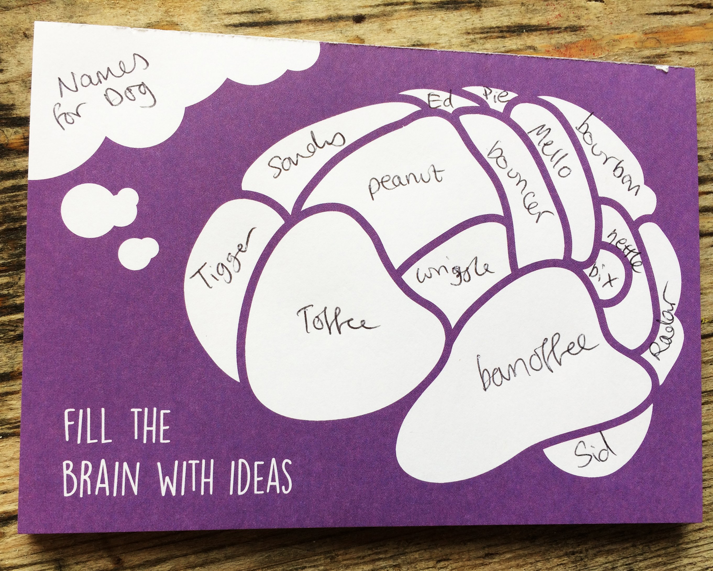 Brainstorm Notepad featuring A6 size, 50 sheets of high-quality paper, designed for effective idea generation.