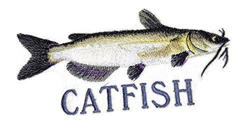 "Embroidered catfish illustration."